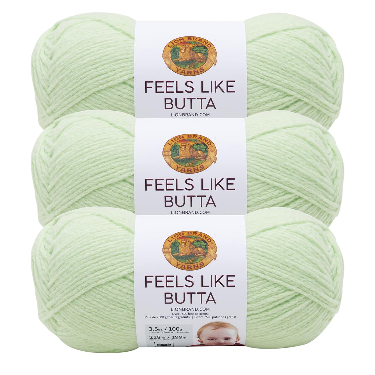 3 Pack Lion Brand® Feels Like Butta® Solid Yarn
